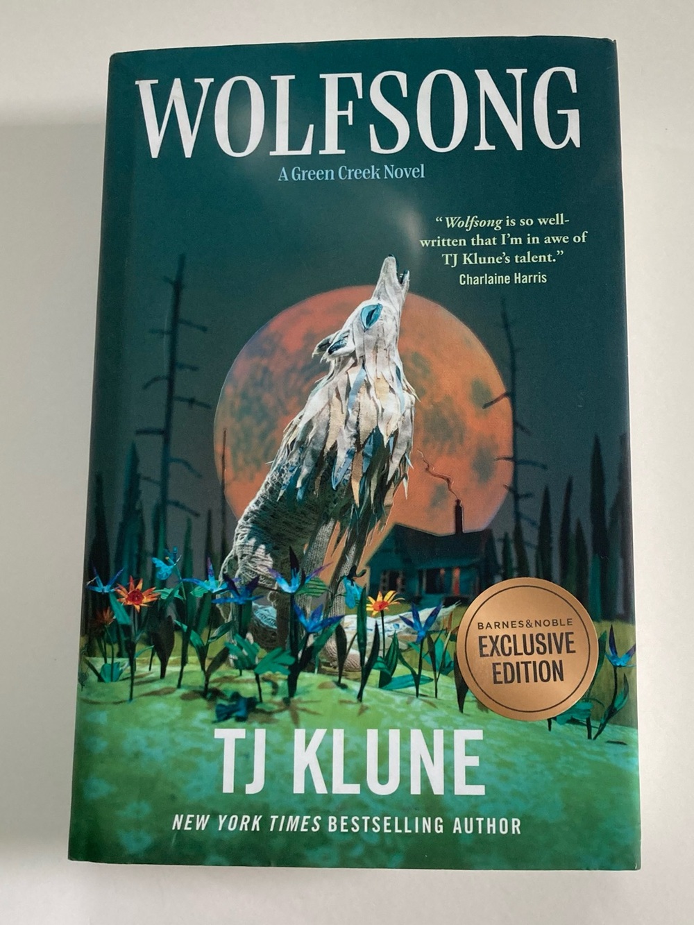 Wolfsong by Tj Klune Exclusive 2023 Barnes Noble Hardcover First Ed Green Creek